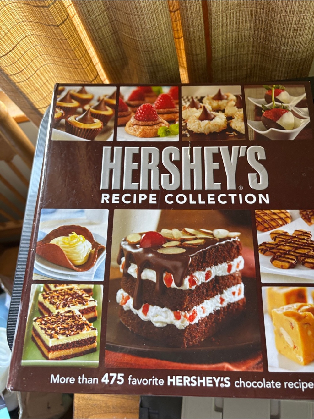 Hershey’s cookbook in hardback binder